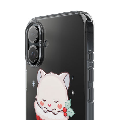 Christmas Fox Phone Case, Cute Holiday Stocking Gift