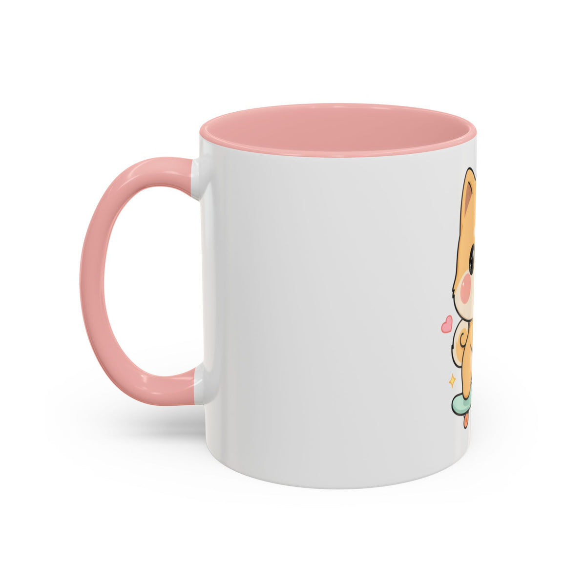 Kawaii Shiba Inu Skateboard Mug, Cute Accent Coffee Mug