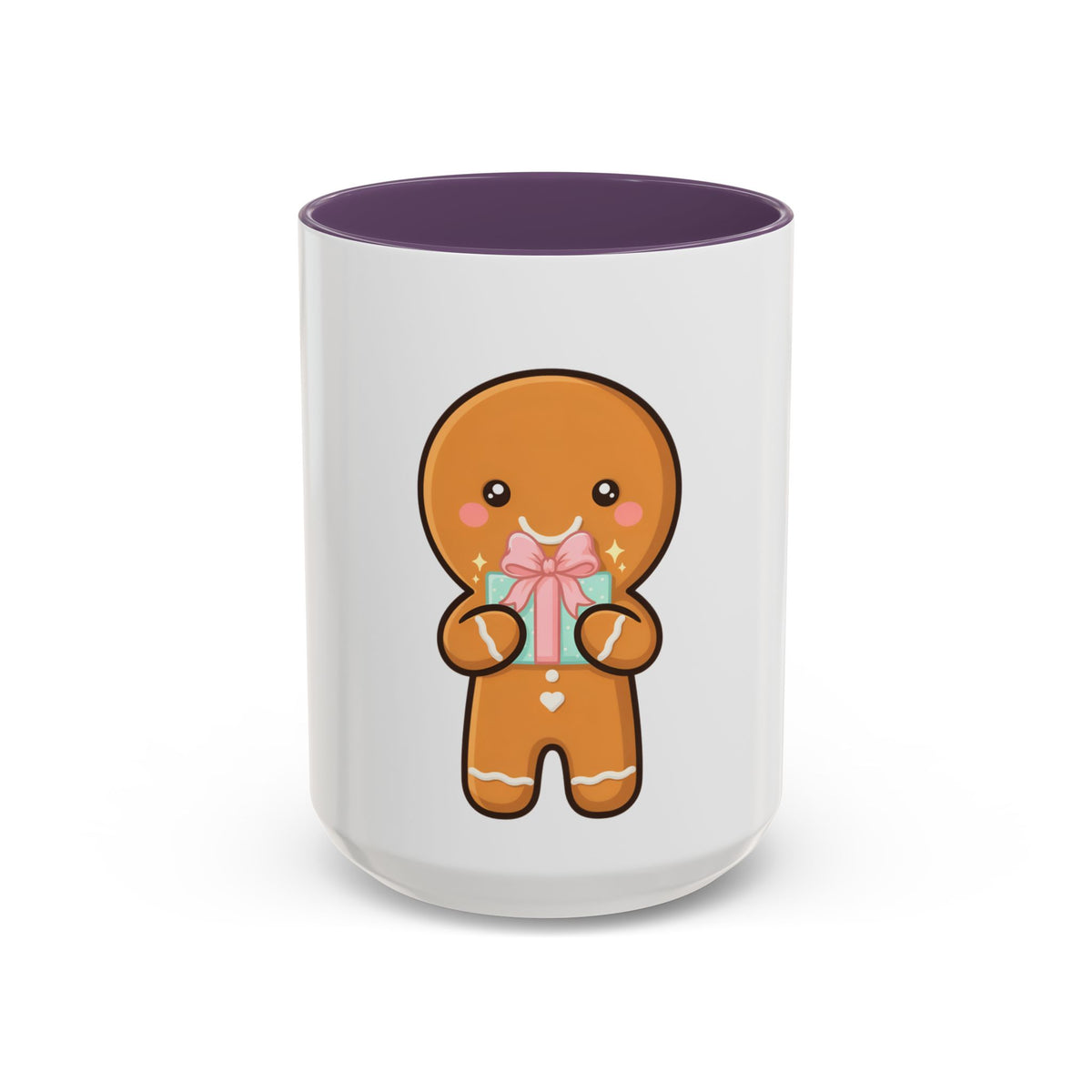 Gingerbread Coffee Mug, Cute Holiday Accent Mug