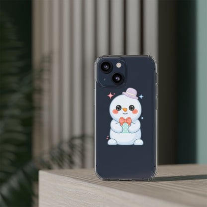 Kawaii Snowman Phone Case for Cheerful Winter Days