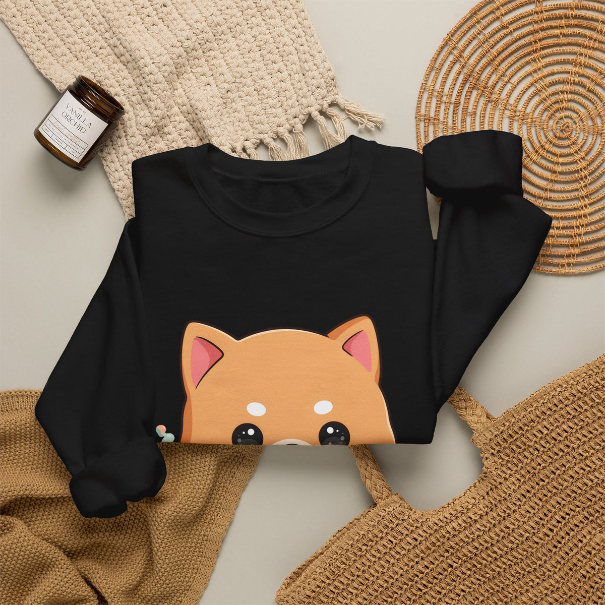Kawaii Shiba Inu Sweatshirt for Cute Dog Lovers