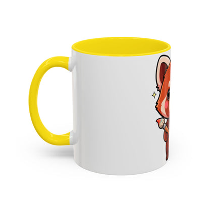 Kawaii Red Panda Accent Coffee Mug for Creative Days