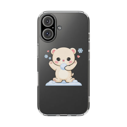 Kawaii Polar Bear Phone Case for Cute Animal Fans
