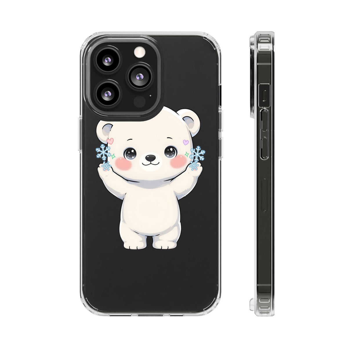 Kawaii Polar Bear Phone Case for a Cozy Winter Gift