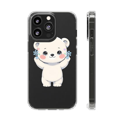Kawaii Polar Bear Phone Case for a Cozy Winter Gift