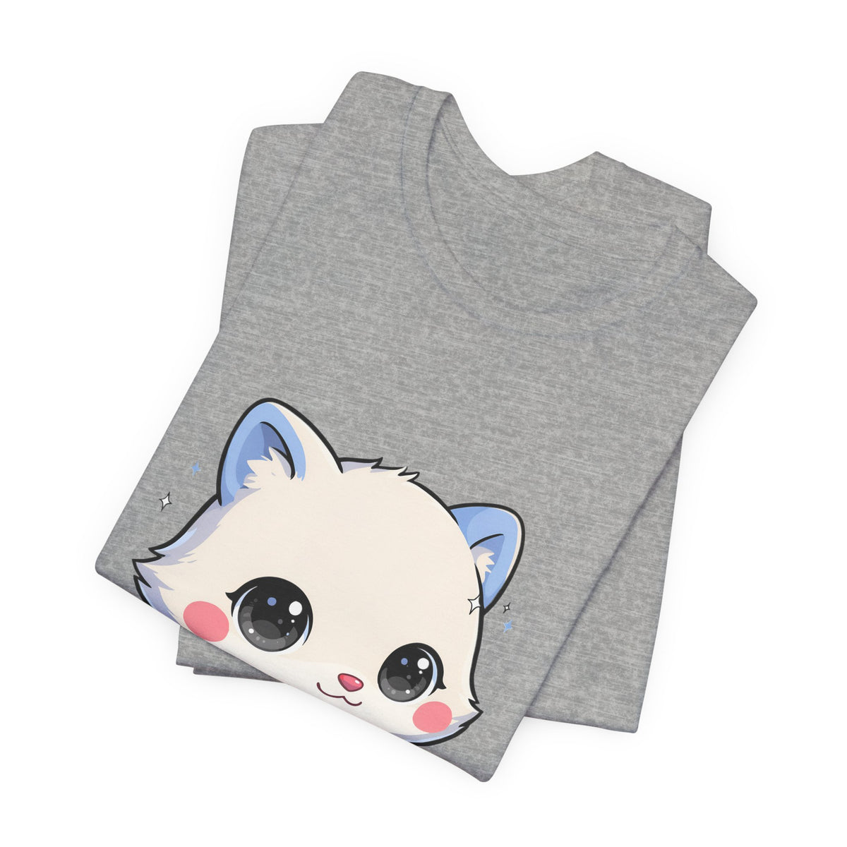 Kawaii Arctic Fox T-Shirt for Winter Gift Giving