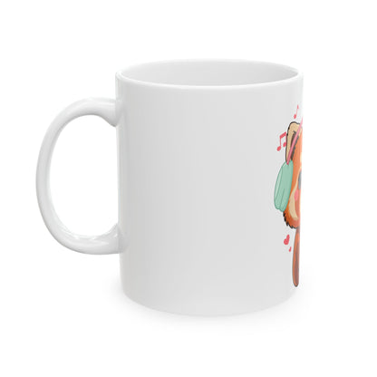 Kawaii Red Panda Mug for Music Lovers