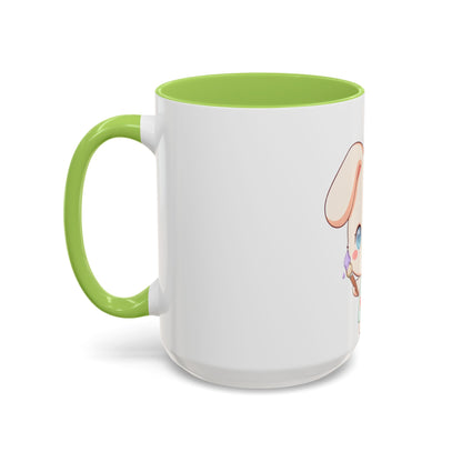 Kawaii Bunny Coffee Mug for Artists and Cute Art Lovers