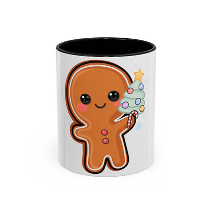 Gingerbread Christmas Mug – Cute Holiday Accent Coffee Mug