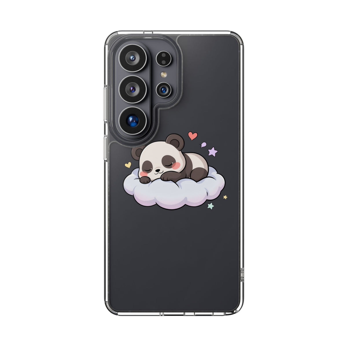 Sleeping Panda Clear Impact-Resistant Phone Case