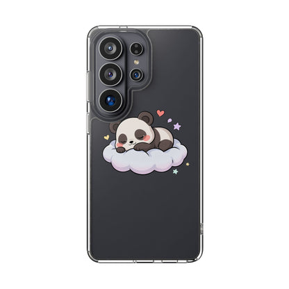 Sleeping Panda Clear Impact-Resistant Phone Case