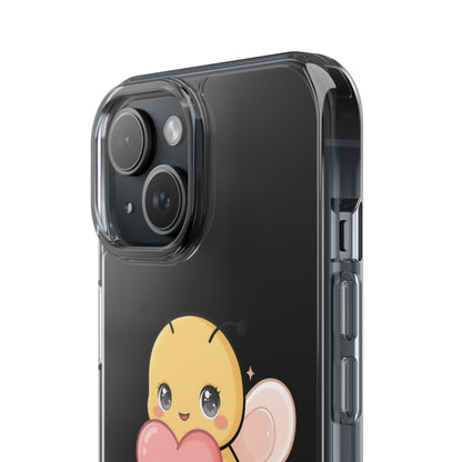 Kawaii Bee Clear Impact-Resistant Phone Case