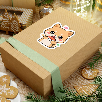 Kawaii Shiba Inu Sushi Sticker for Cute Decor