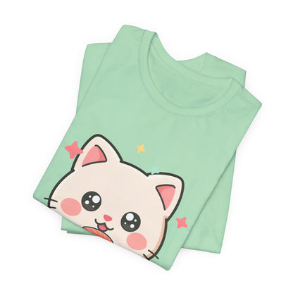 Kawaii Sushi Cat T-Shirt for Cat and Sushi Lovers
