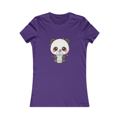 Kawaii Panda Bubble Tea Women's Favorite Tee
