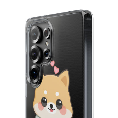 Kawaii Shiba Inu Phone Case, Cozy Valentine Gift