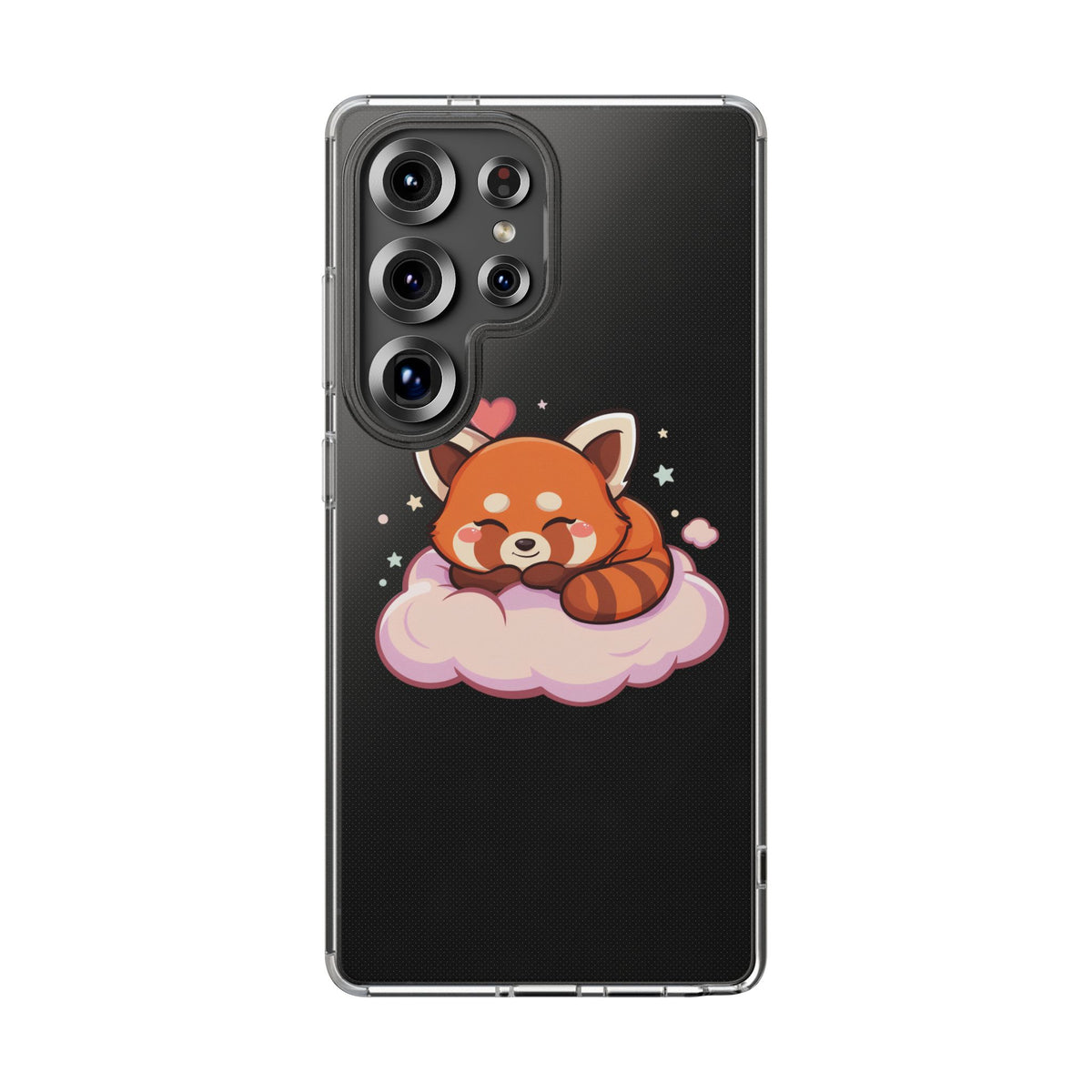 Cute Red Panda Phone Case, Dreamy Kawaii Cloud Art