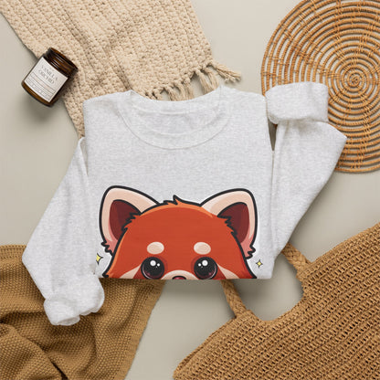 Kawaii Red Panda Sweatshirt for Creative Animal Lovers