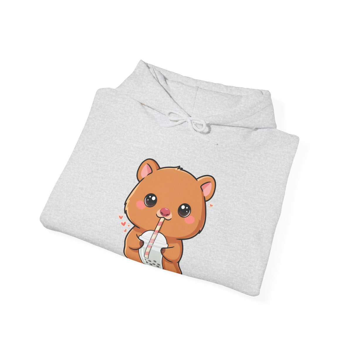 Kawaii Quokka Bubble Tea Hoodie, Cute Animal Sweatshirt