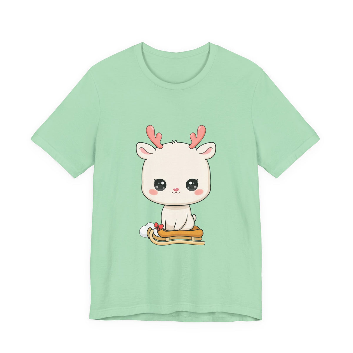 Kawaii Reindeer T-Shirt for Cozy Winter Days