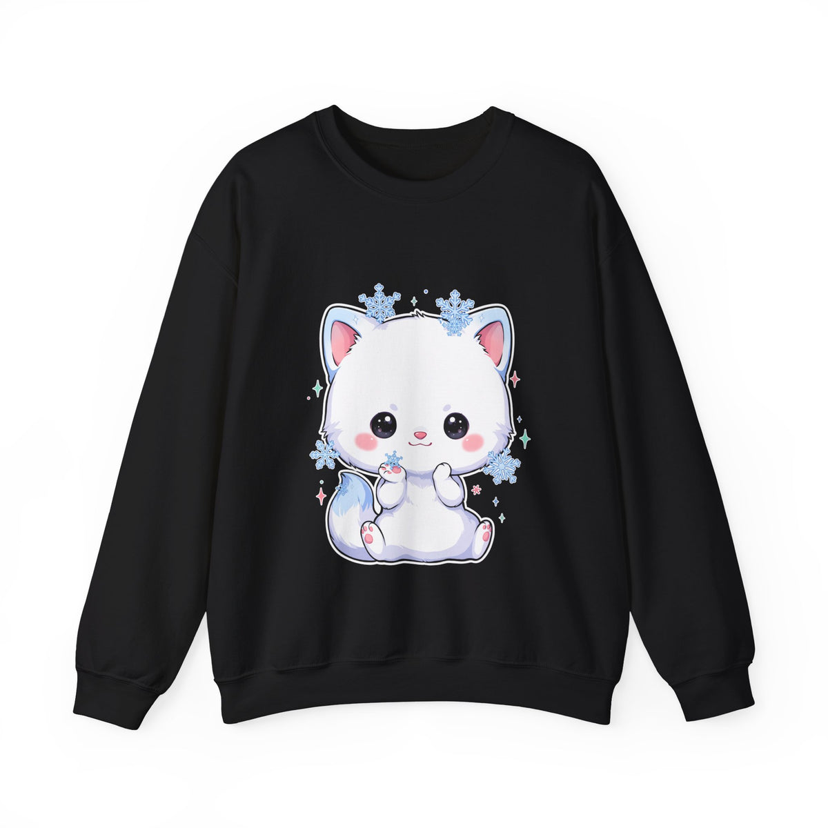 Kawaii Arctic Fox Sweatshirt for Cute Winter Animal Lovers