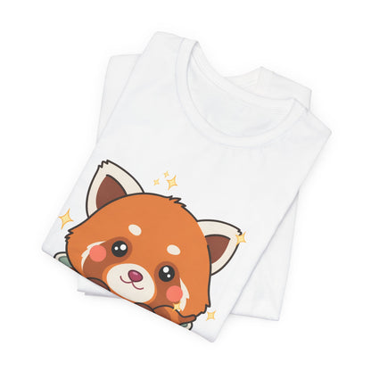 Kawaii Red Panda T-Shirt, Cute Tea Lover Gift