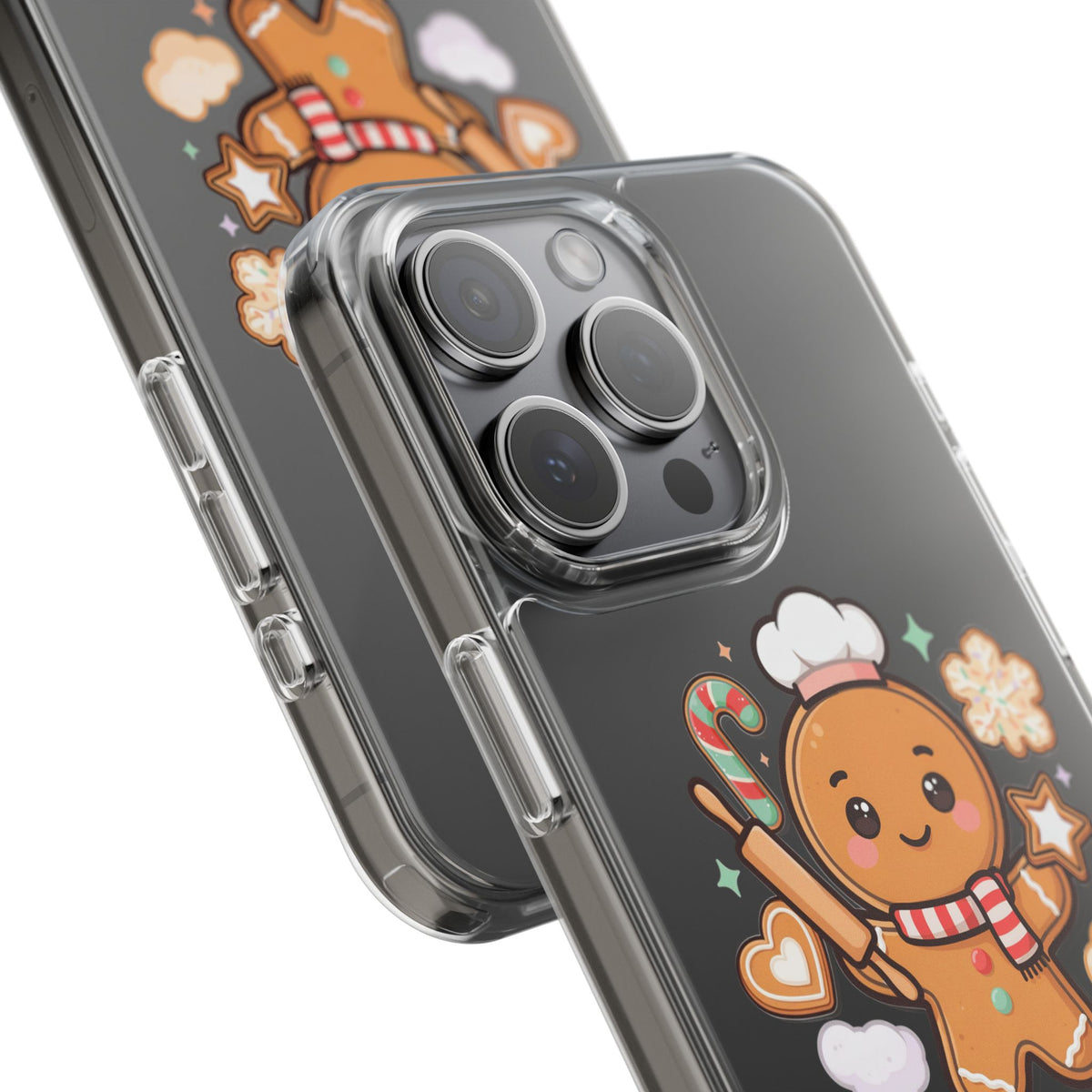 Gingerbread Christmas Phone Case for Holiday Baking Fans