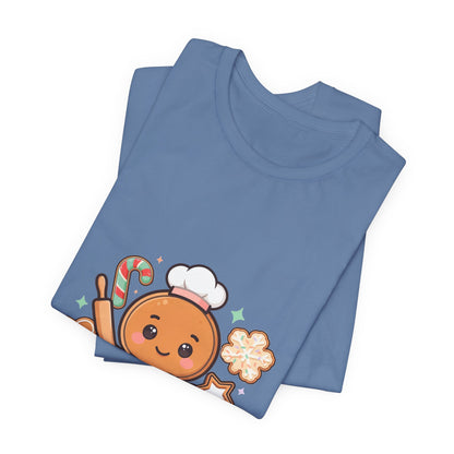 Gingerbread Baker Christmas Tee, Cute Kawaii Holiday Shirt