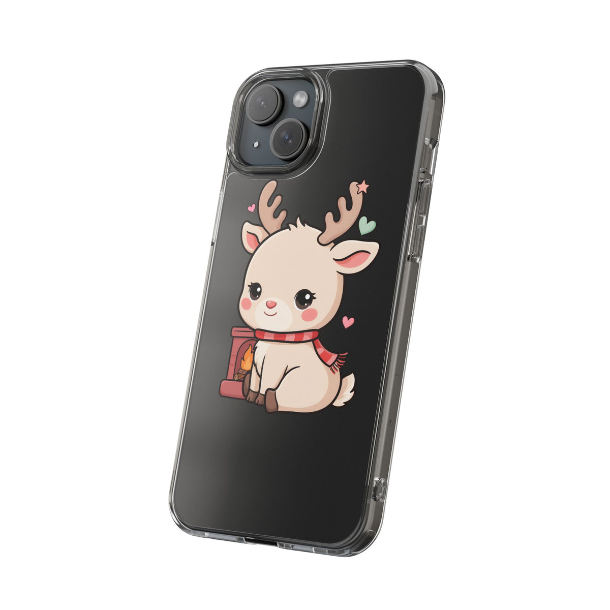 Kawaii Reindeer Phone Case for Cozy Holiday Cheer