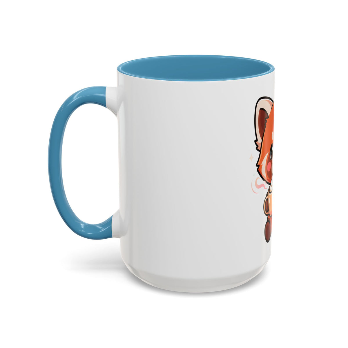Red Panda Coffee Mug, Cute Latte Lover Accent Mug