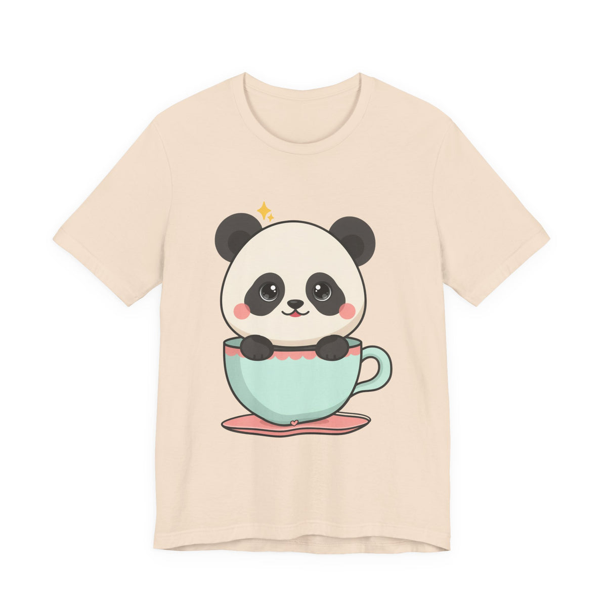 Kawaii Panda T-Shirt, Cute Teacup Panda Tee