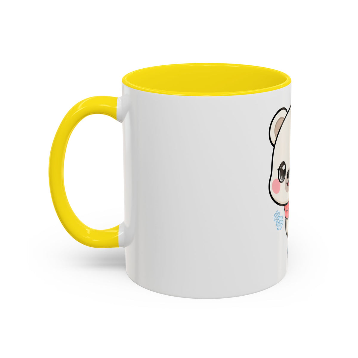 Polar Bear Ice Skating Mug – Cute Accent Coffee Mug