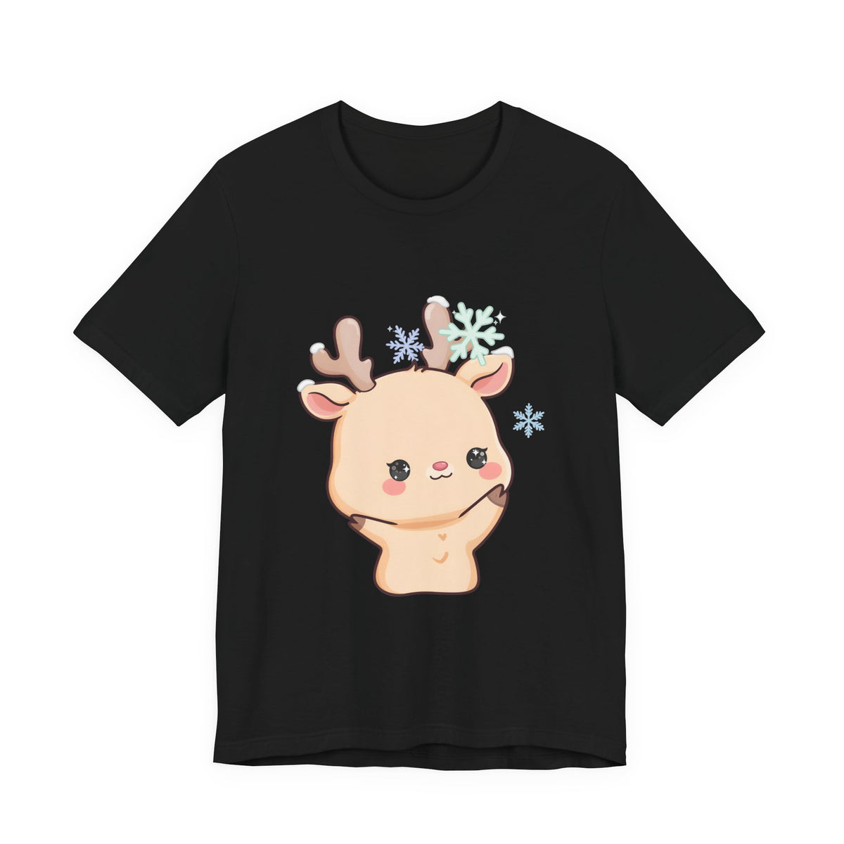 Kawaii Reindeer T-Shirt for Cute Winter Outfits