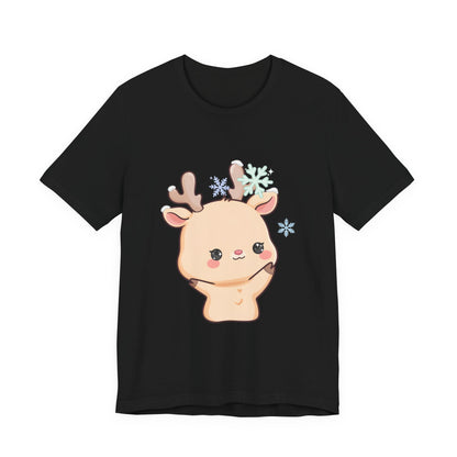 Kawaii Reindeer T-Shirt for Cute Winter Outfits