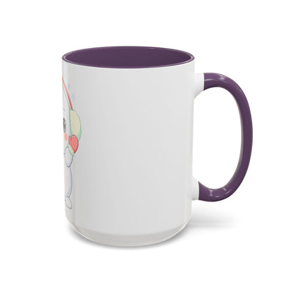 Kawaii Snowman Accent Coffee Mug for Cozy Winter Sips