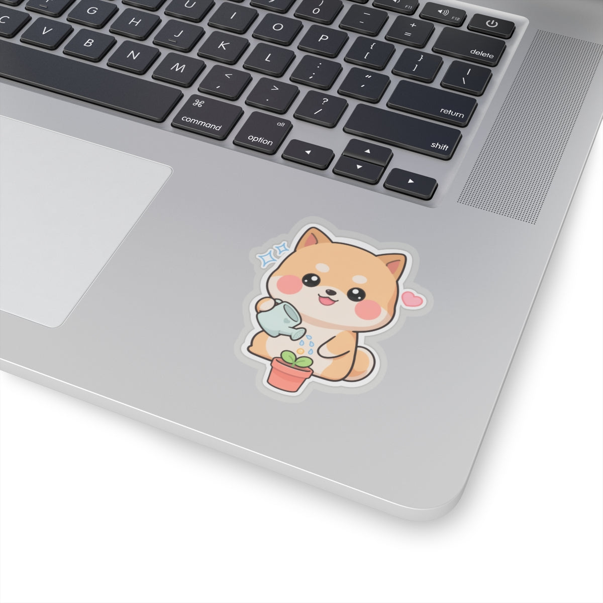 Shiba Inu Plant Lover Sticker for Cute Decor
