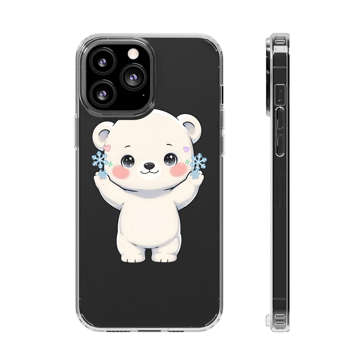 Kawaii Polar Bear Phone Case for a Cozy Winter Gift