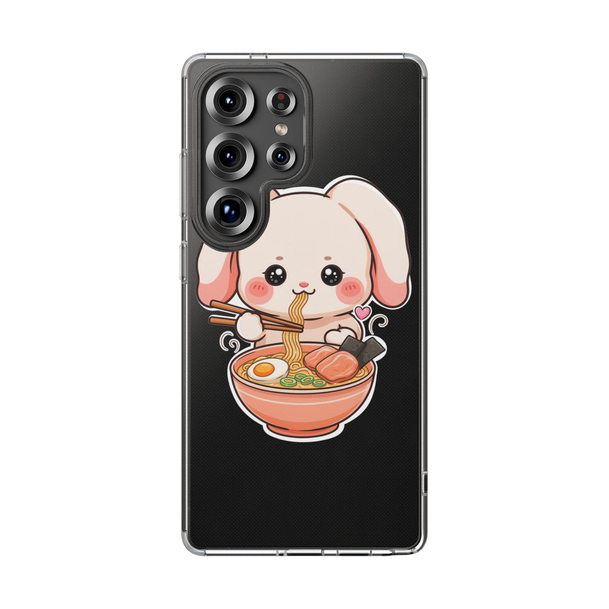 Kawaii Ramen Bunny Clear Impact-Resistant Case