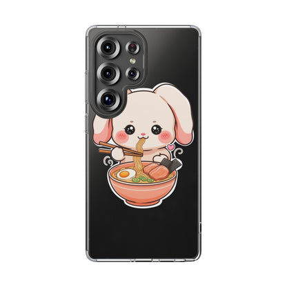 Kawaii Ramen Bunny Clear Impact-Resistant Case