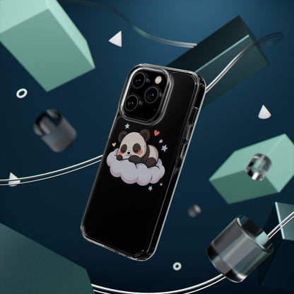 Sleeping Panda Clear Impact-Resistant Phone Case