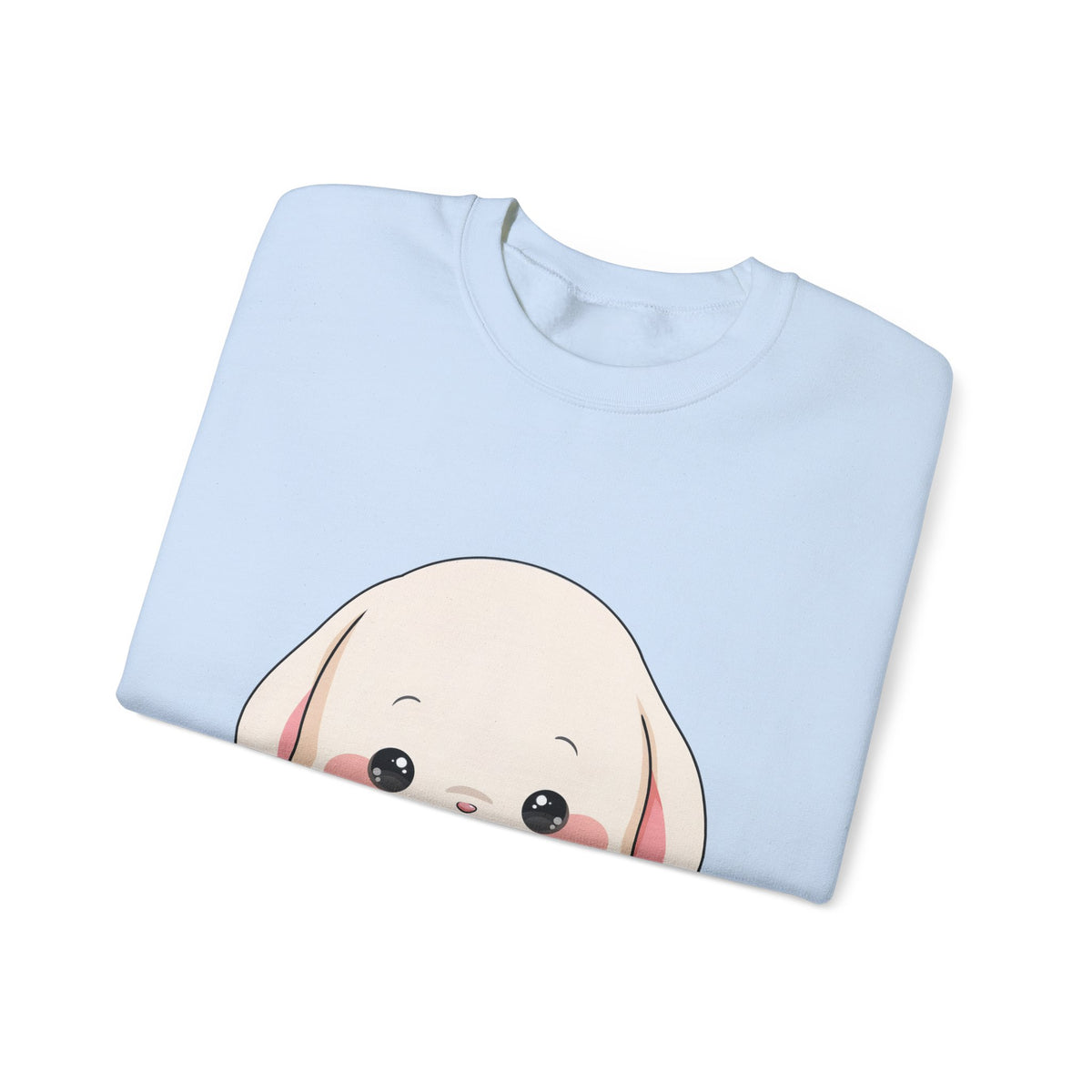 Kawaii Bunny Sweatshirt, Cute Ice Cream Chibi Rabbit
