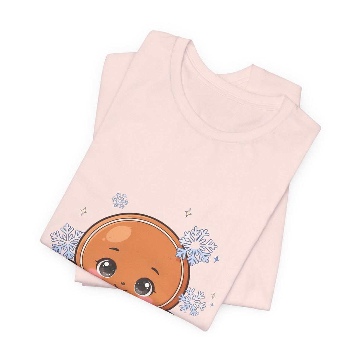 Kawaii Gingerbread Man T-Shirt for a Cozy Christmas Mood