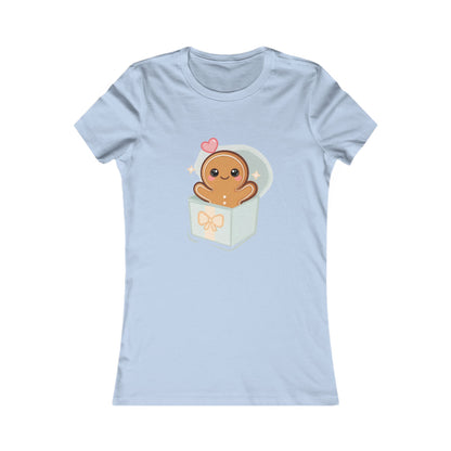 Kawaii Gingerbread Man T-Shirt in a Gift Box