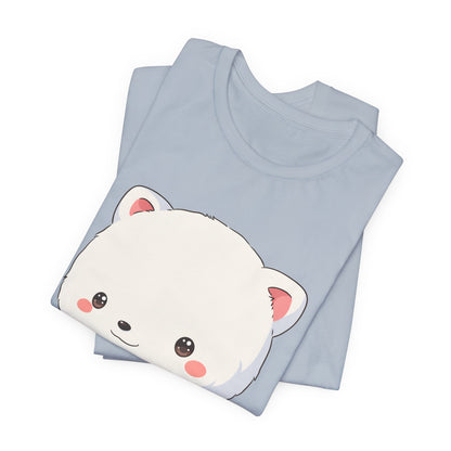 Kawaii Arctic Fox Christmas Tee for Cute Holiday Fans