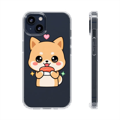 Kawaii Shiba Inu Phone Case for Sushi Lovers