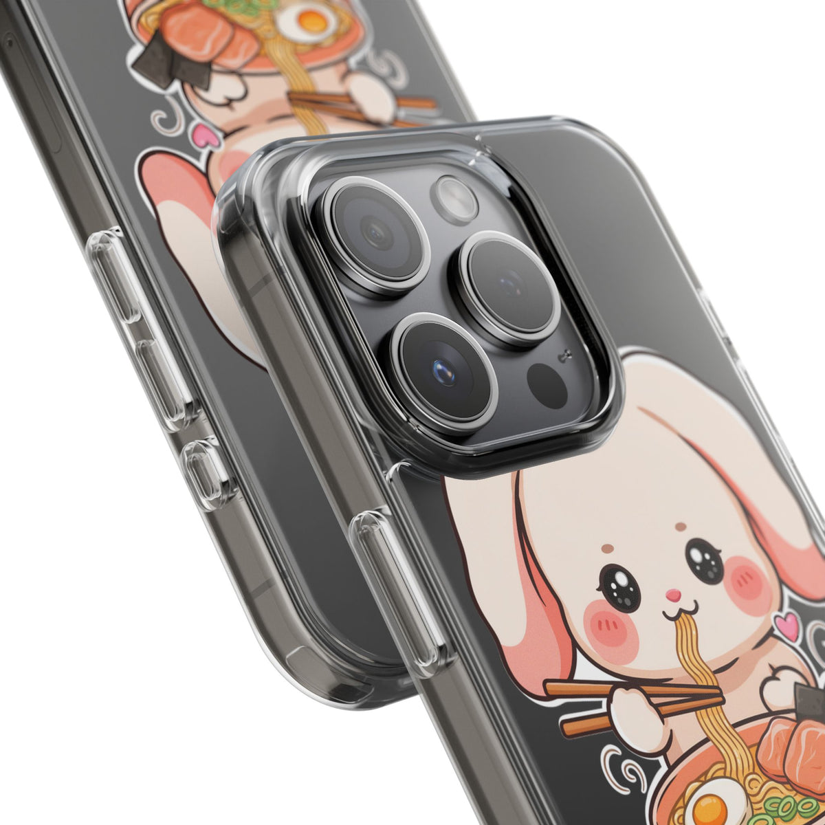 Kawaii Ramen Bunny Clear Impact-Resistant Case