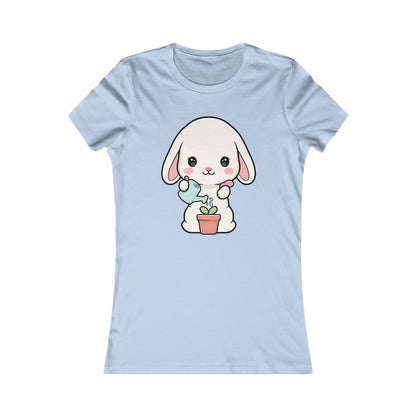Kawaii Bunny Plant Lover Women's Tee