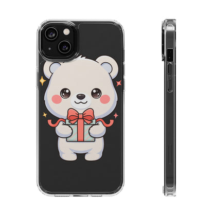 Kawaii Polar Bear Gift Phone Case for Holiday Gifting