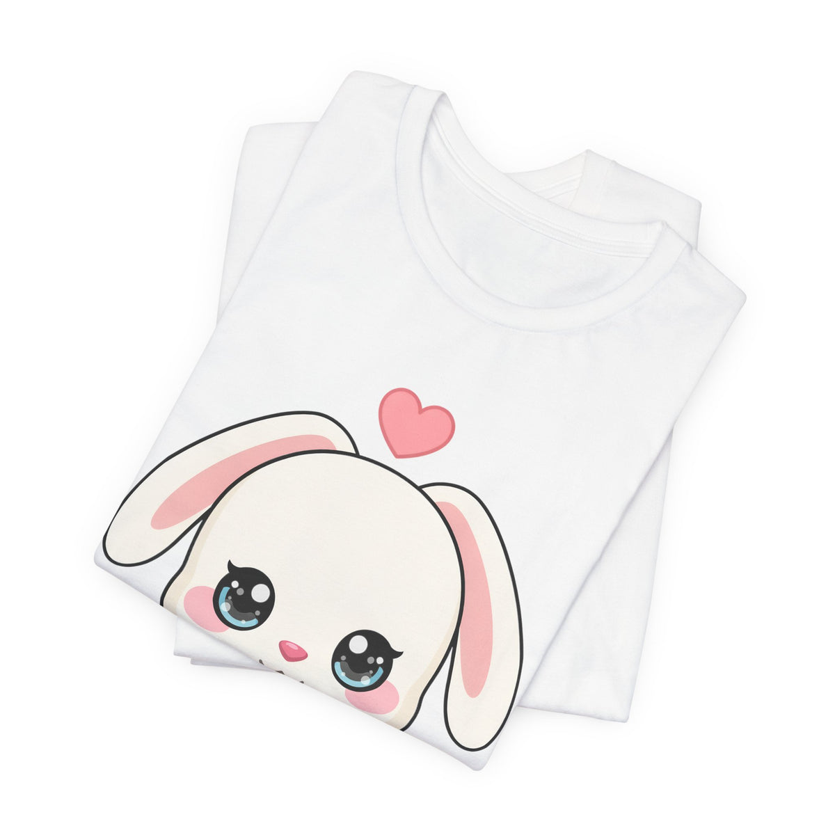 Cozy Bunny T-Shirt, Kawaii Blanket Bunny Tee
