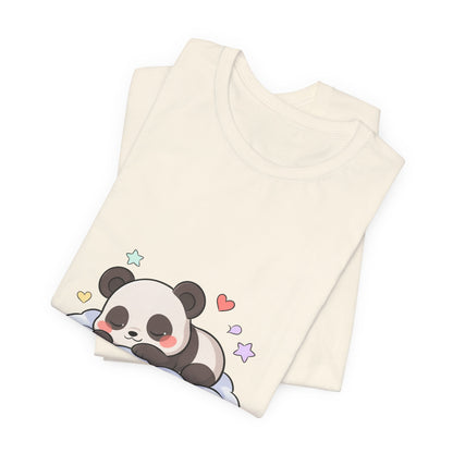 Sleeping Panda T-Shirt, Cute Kawaii Gift for Panda Lovers